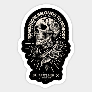 TOMORROW BELONGS TO NOBODY Sticker